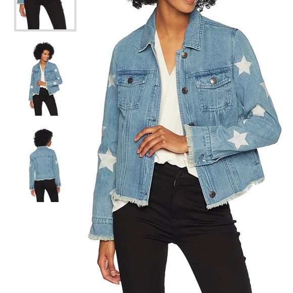 cupcakes & cashmere Jackets & Blazers - NWOT Cupcakes and Cashmere Star Denim Jacket